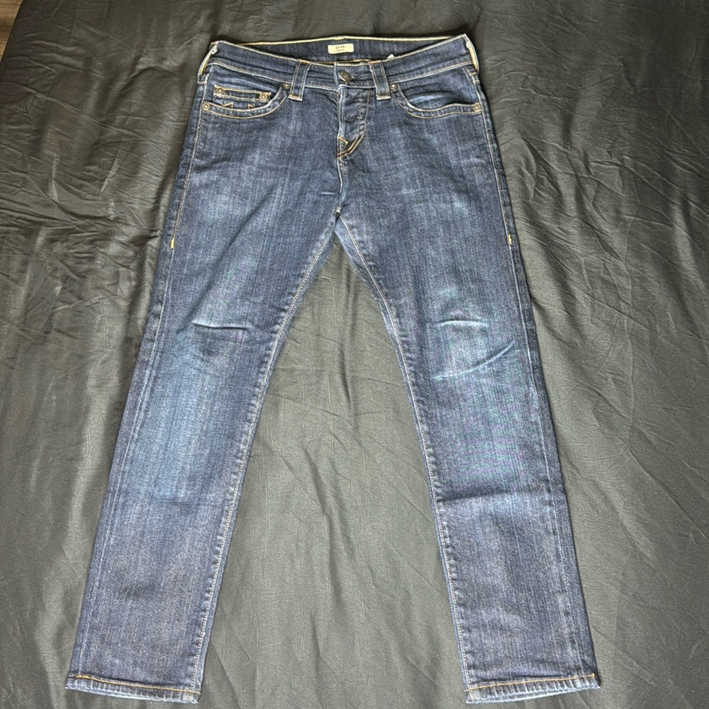 True Religion Blue Jeans Style Dean Tapered Size 28